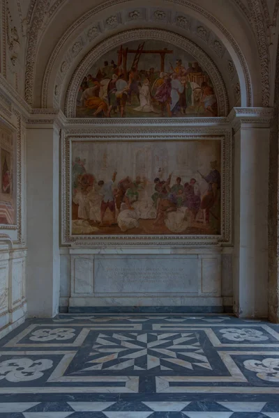 Napels Italië Mei 2022 Binnendecoratie Van Certosa Museum Van San — Stockfoto