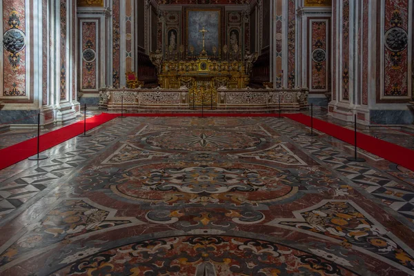 Nápoles Itália Maio 2022 Decoração Interior Certosa Museu San Martino — Fotografia de Stock