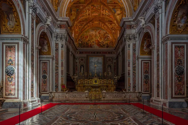 Nápoly Olaszország 2022 Május Certosa San Martino Múzeum Belső Díszítése — Stock Fotó