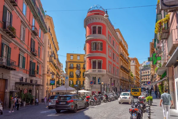 Neapel Italien Mai 2022 Menschen Flanieren Durch Das Historische Zentrum — Stockfoto