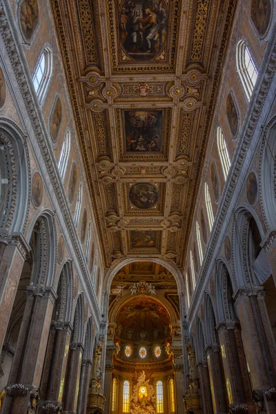 Naples Italy May 2022 Interior Cathedral Santa Maria Assunta Italian — Stock Photo, Image