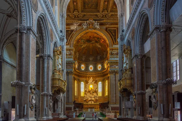 Nápoles Italia Mayo 2022 Interior Catedral Santa Maria Assunta Ciudad — Foto de Stock