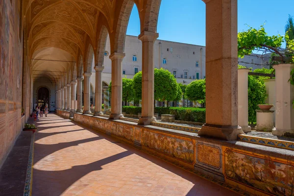Неаполь Италия Мая 2022 Года Фрески Монастыре Санта Кьяра Неаполе — стоковое фото