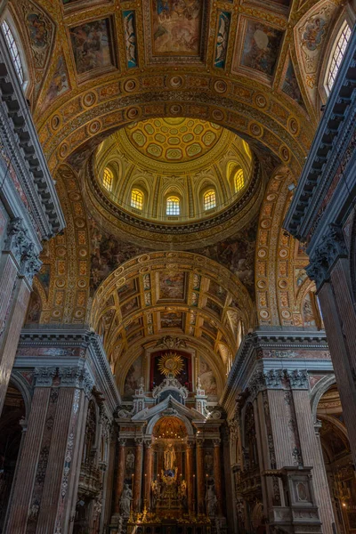 Nápoles Itália Maio 2022 Interior Mosteiro Santa Chiara Nápoles Itália — Fotografia de Stock