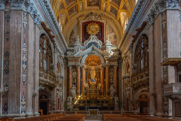 Napoli Talya Mayıs 2022 Napoli Talya Daki Santa Chiara Manastırı — Stok fotoğraf