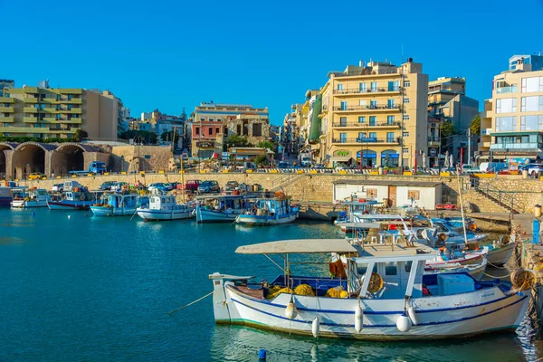 Heraklion Griechenland August 2022 Yachthafen Griechischen Hafen Heraklion Auf Kreta — Stockfoto