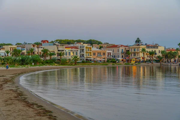 그리스 2022 그리스 마을의 스카이라인 한눈에 보이는 — 스톡 사진