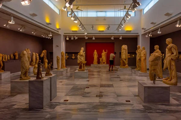 Heraklion Greece Серпня 2022 Collection Historic Artifacts Heraklion Archaeological Museum — стокове фото