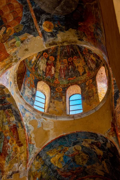 Mystras Grécia Setembro 2022 Decorado Virgem Maria Perivleptos Mosteiro Mystras — Fotografia de Stock