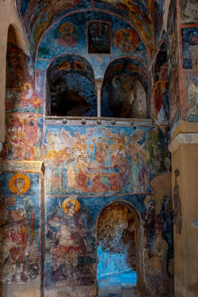 Mystras Greece September 2022 Decorated Virgin Mary Perivleptos Monastery Mystras — Stock Photo, Image