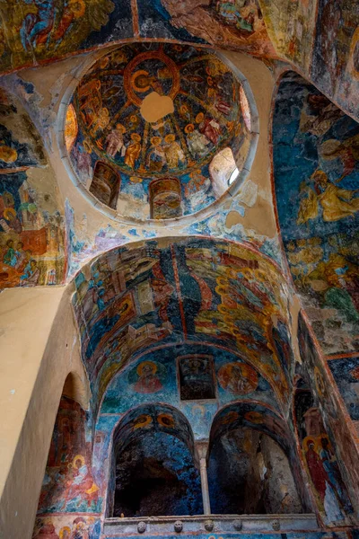 그리스 미스트 2022 Decorated Virgin Mary Perivleptos Monastery Mystras Archaeological — 스톡 사진