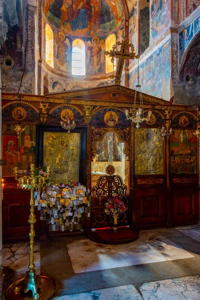 Μυστράς Ελλάδα Σεπτεμβρίου 2022 Διακοσμημένο Ιερό Μοναστήρι Της Παντάνασσας Στον — Φωτογραφία Αρχείου