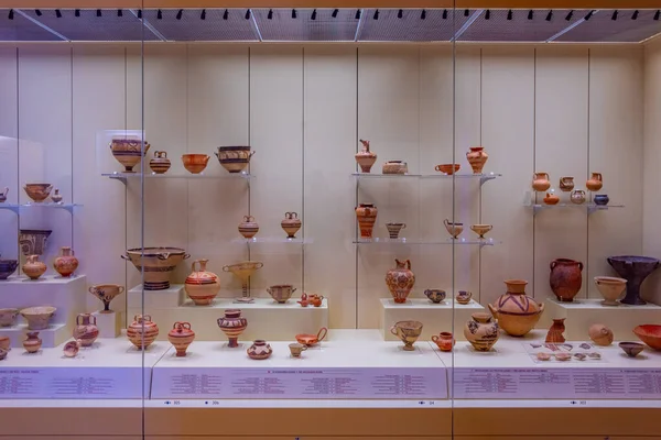 Micene Grecia Settembre 2022 Antichi Manufatti Museo Archeologico Micene Grecia — Foto Stock