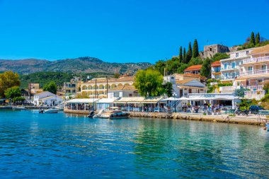 Kassiopi, Yunanistan, 13 Eylül 2022: Yunan Kassiopi, Korfu.