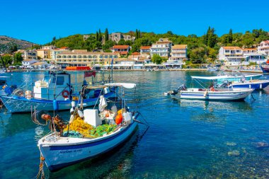 Kassiopi, Yunanistan, 13 Eylül 2022: Yunan Kassiopi, Korfu.