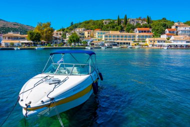 Kassiopi, Yunanistan, 13 Eylül 2022: Yunan Kassiopi, Korfu.
