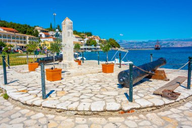 Kassiopi, Yunanistan, 13 Eylül 2022: Yunan Kassiopi, Korfu.