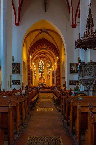Lipcse Németország 2022 Augusztus Szent Tamás Templom Belseje Lipcsében — Stock Fotó