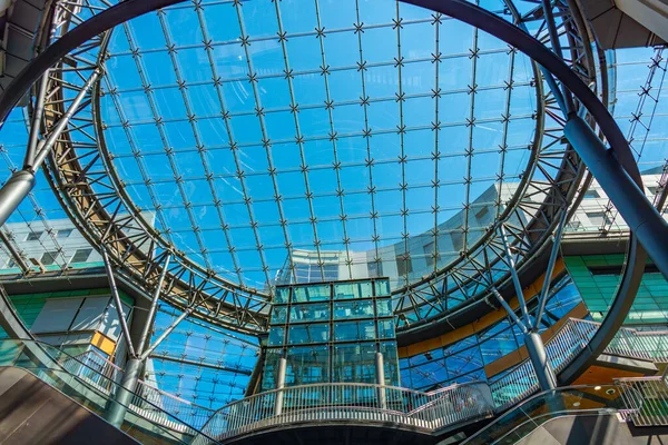 stock image Leipzig, Germany, August 9, 2022: Interior of the Petersbogen shopping mall in German town Leipzig.