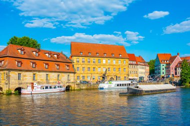 Bamberg, Almanya, 10 Ağustos 2022: Bamberg 'de Alter Schlachthof.