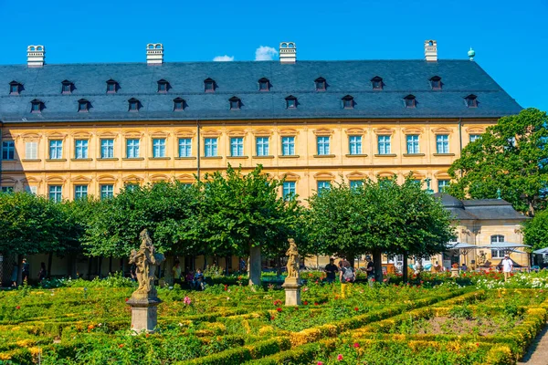 Bamberga Germania Agosto 2022 Giardino Rose Nel Palazzo Neue Residenz — Foto Stock