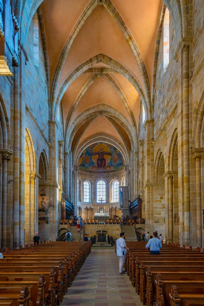 Μπάμπεργκ Γερμανία Αυγούστου 2022 Εσωτερικό Του Καθεδρικού Ναού Στη Γερμανική — Φωτογραφία Αρχείου