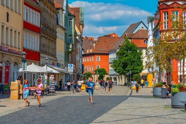 stock image Coburg, Germany, August 10, 2022: View of Marktplatz square in the old town of German town Coburg.