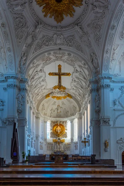 2022年8月12日ドイツ ヴルツブルク大聖堂内部 — ストック写真