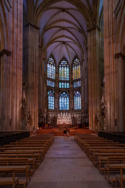 Regensburg Germany August 2022 Interior Saint Peter Cathedral Old Town — Stock Photo, Image