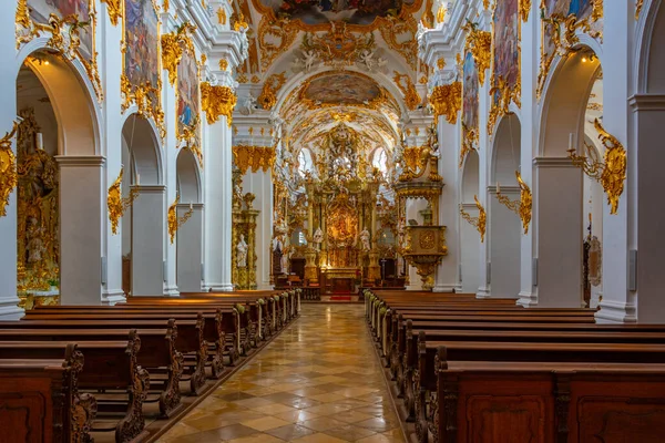 Regensburg Tyskland Augusti 2022 Interiör Alte Kapelle Den Gamla Staden — Stockfoto