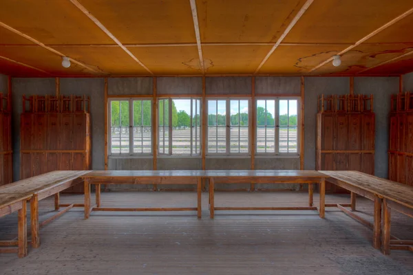 Dachau Németország 2022 Augusztus Rekonstruált Lakónegyed Németországi Dachau Koncentrációs Táborban — Stock Fotó
