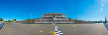 Nurnberg, Almanya, 11 Ağustos 2022: Zeppelinfeld Nurnberg, Almanya..