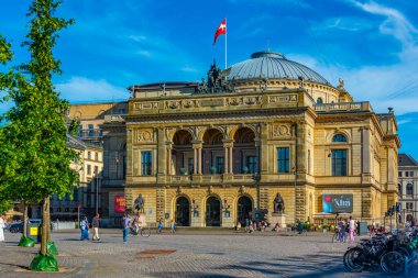 Kopenhag, Danimarka, 23 Haziran 2022: Kopenhag Kraliyet Danimarka Tiyatrosu.