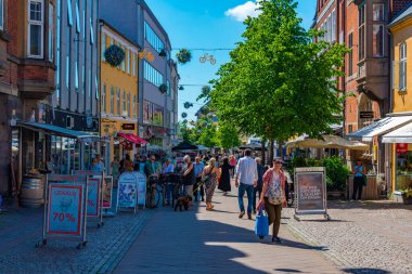 Roskilde, Danimarka, 23 Haziran 2022: Roskilde, Danimarka 'da yaz günü..