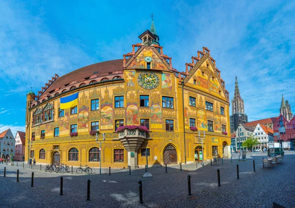 2022 Colourful Building Town Hall Ulm Germany — 스톡 사진