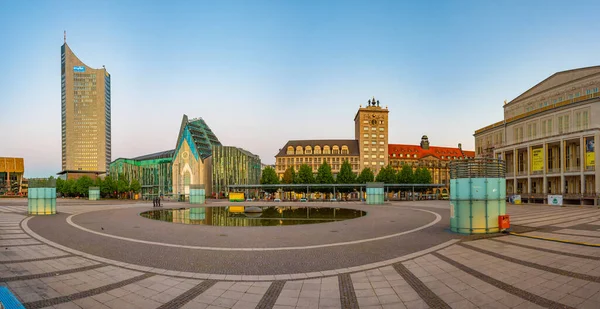 Лейпциг Германия Августа 2022 Года Восход Солнца Лейпцигском Университете Германии — стоковое фото