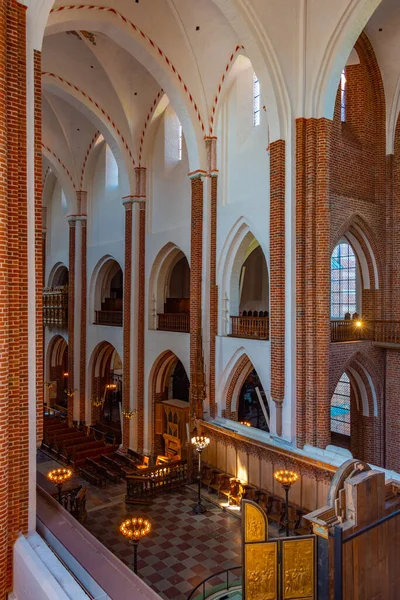 Roskilde Dänemark Juni 2022 Innenausbau Der Kathedrale Von Roskilde Dänemark — Stockfoto