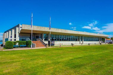 Roskilde, Danimarka, 23 Haziran 2022: Roskilde, Danimarka Viking Gemi Müzesi.