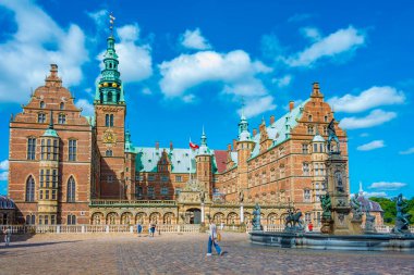 Hillerod, Danimarka, 21 Haziran 2022: Frederiksborg Slot Sarayı.