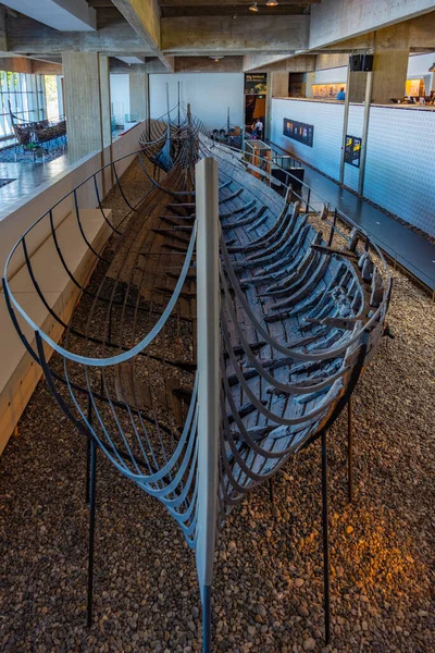 Roskilde Danmark Juni 2022 Utgrävda Vikingaskepp Viking Ship Museum Roskilde — Stockfoto