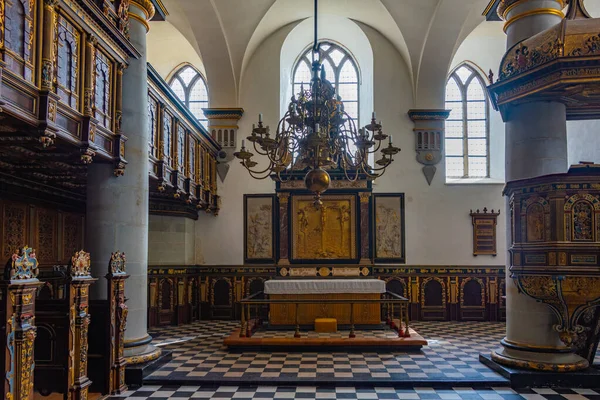 stock image Helsingor, Denmark, June 23, 2022: Chapel at the Kronborg castle at Helsingor, Denmark.