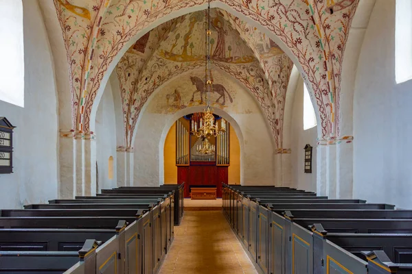 Elmelunde Danimarka Haziran 2022 Danimarka Daki Elmelunde Kilisesi — Stok fotoğraf