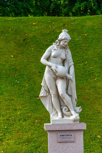 Hillerod Dania Czerwca 2022 Rzeźba Ogrodach Pałacu Frederiksborg Slot Danii — Zdjęcie stockowe