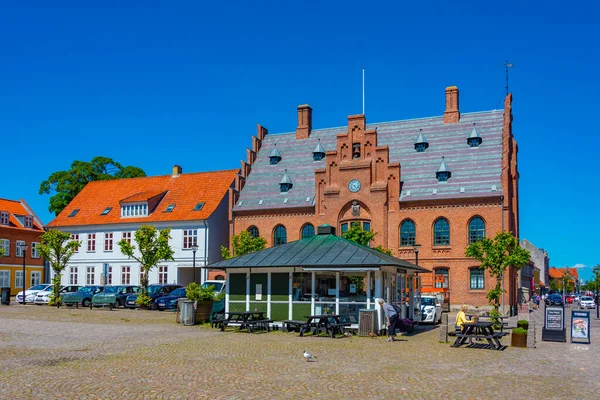 stock image Soro, Denmark, June 21, 2022: Town hall in the center of Soro, Denmark.