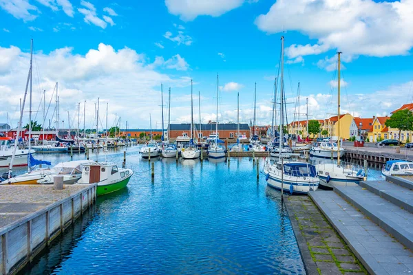 2022年6月20日デンマーク ファボーク デンマークの町のマリーナ Faaborg — ストック写真