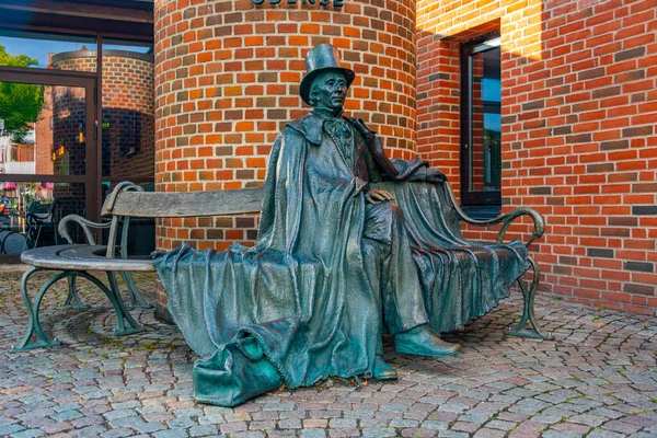 Odense Denmark June 2022 Statue Hans Christian Andersen Odense Denmark — Stock Photo, Image