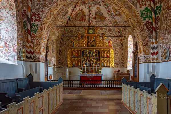 Mogeltonder Δανία Ιουνίου 2022 Εσωτερικό Του Mogeltonder Kirke Στη Δανία — Φωτογραφία Αρχείου