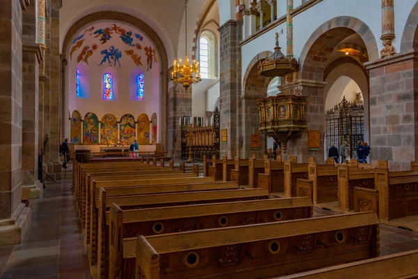 2022年6月17日 丹麦里贝 丹麦里贝主教座堂的内部 — 图库照片