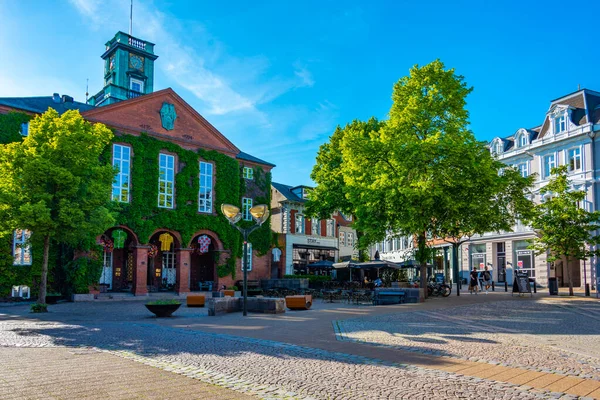 2022年6月16日 丹麦科尔丁 丹麦科尔丁市中心的市政厅 — 图库照片