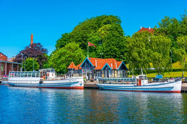 2022年6月16日デンマーク シルケボー市 デンマークの港 Silkeborg — ストック写真